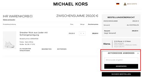 michael kors rabattcode 2022